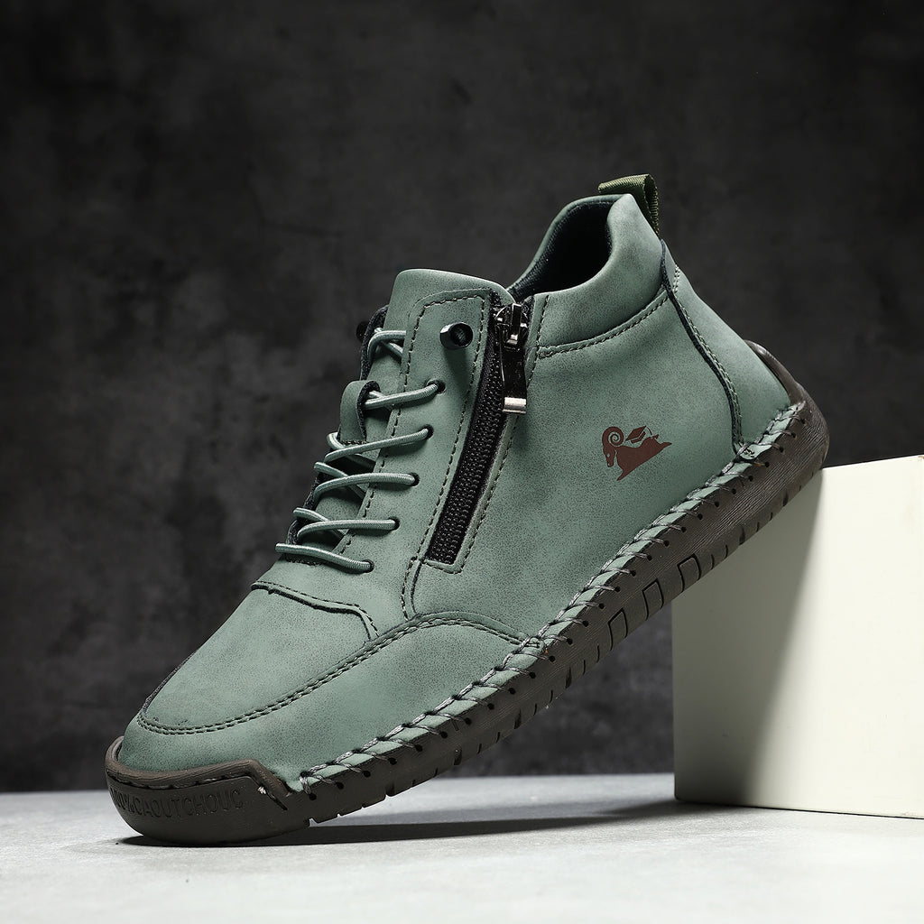 Chaussures femmes cousues à la main Soft Sole Plat Casual