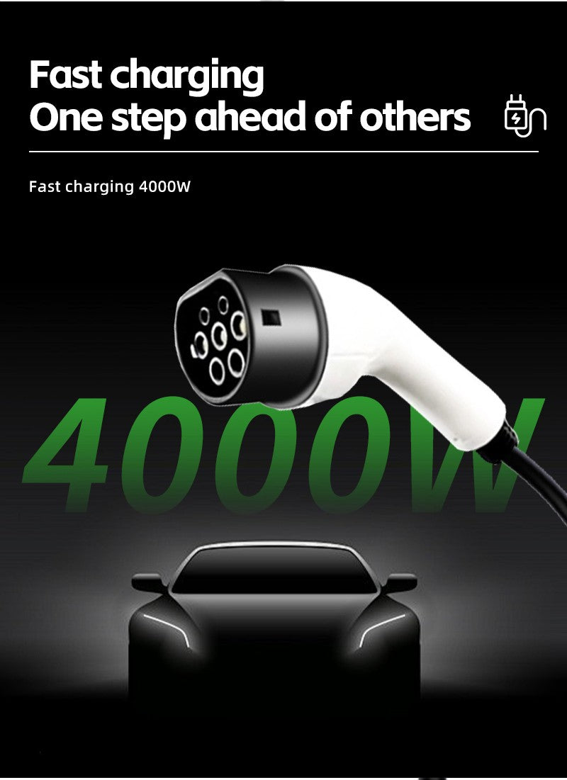 13A EV câble de recharge de type 2 UK Plug 3 broche électrique voiture chargeur 3.5KW