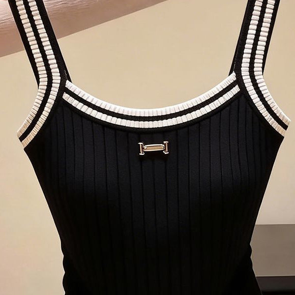 Camisole de base intérieure tricotée pour femmes