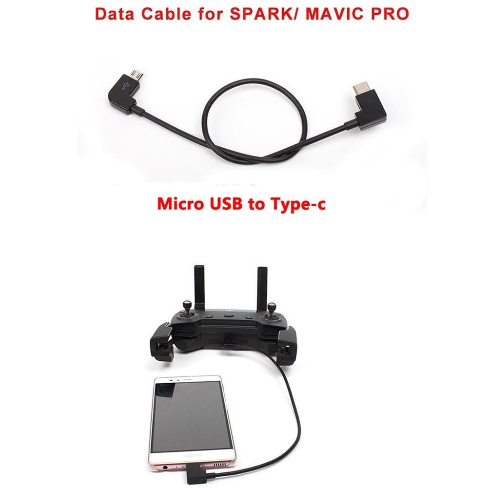 Micro Public to Type-C Public Micro OTG Data Cable
