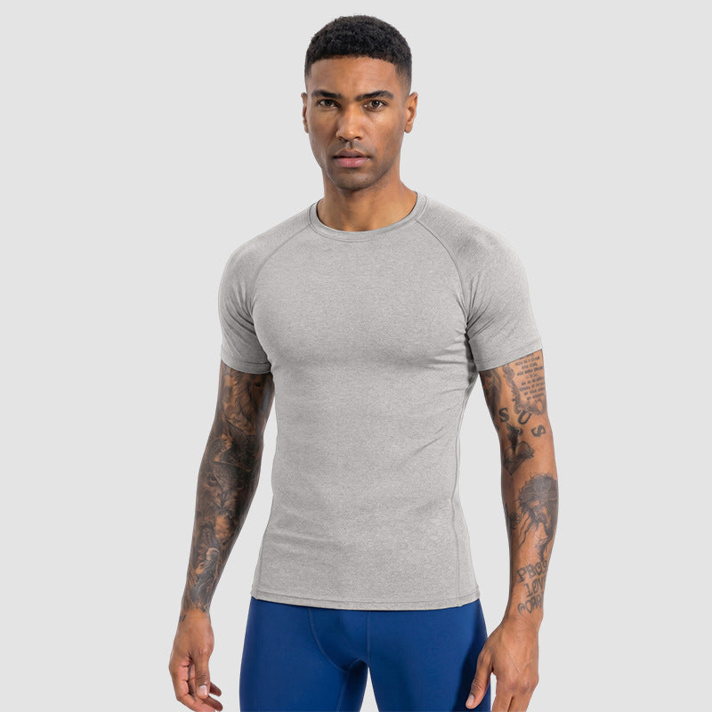 Chemise à manches courtes respirante Mesh pour hommes