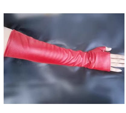Gants en cuir de mariage de style long pour hommes et femmes