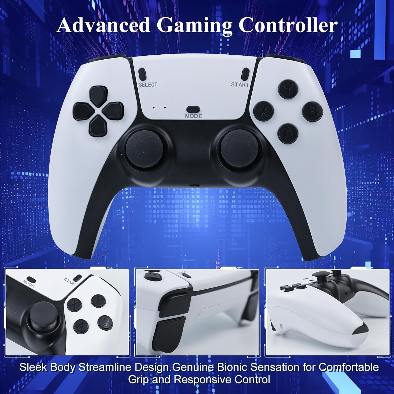 20000 Retro Video Game Console 4K HD TV Game Stick Encre.2 Contrôleur sans fil