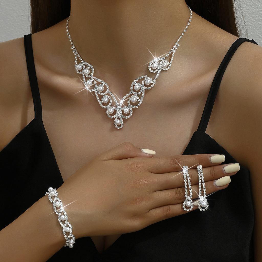 Boucles d'oreilles en perles douces et élégantes