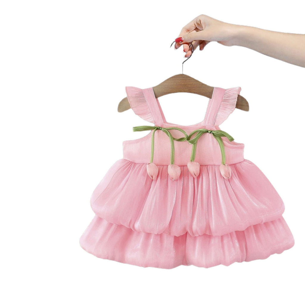 Robe princesse douce de style coréen pour enfants