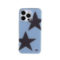 Cas de téléphone casual Star couleur contrastante
