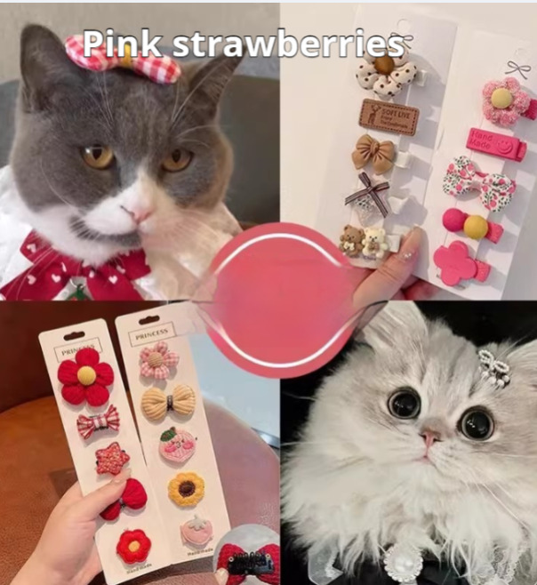 Pet Hair Clips Dog Baby Poodle Hair Accessories Chat