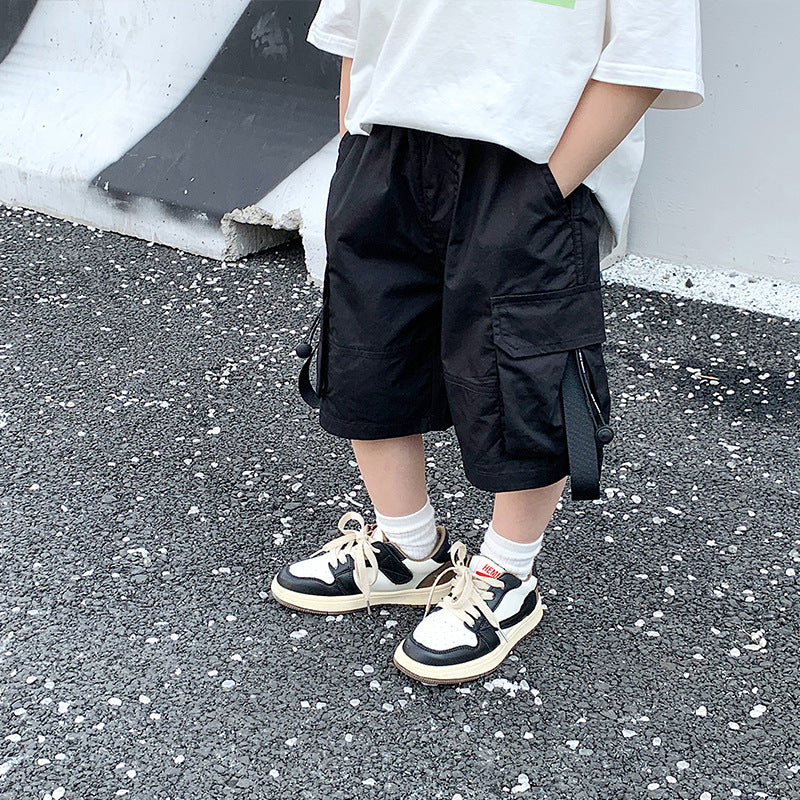 Vêtements de travail Short Été Outer Porter Bébé Loisirs Cinquième pantalon