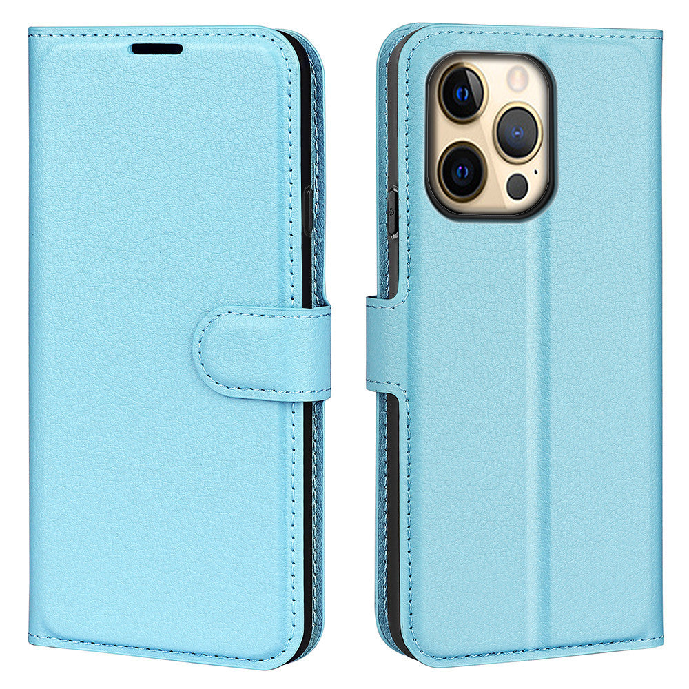 Flip carte fente Lychee modèle cas téléphone