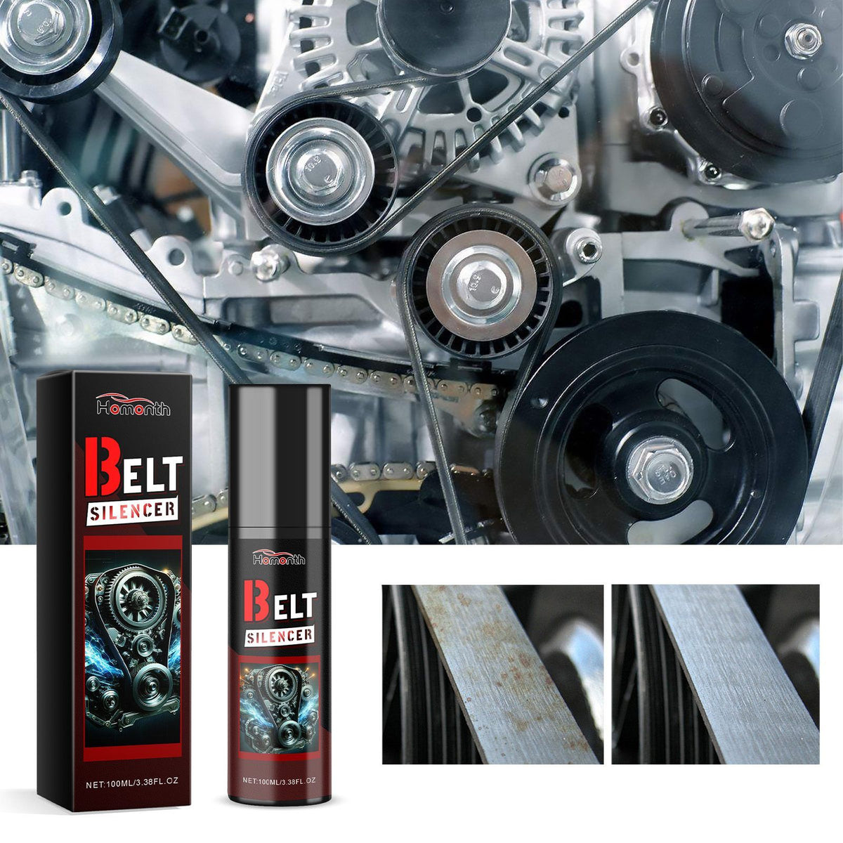 HOMONTH Automotive Engine Belt Care Liquide
