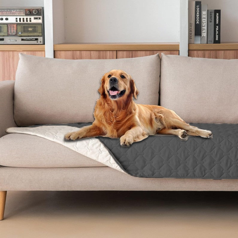 Matelas de lit de chien tout-saison imperméable avec couverture de protection