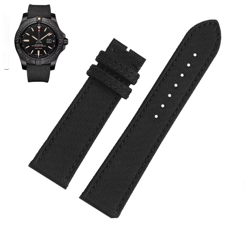 Bracelet de montre entièrement en nylon