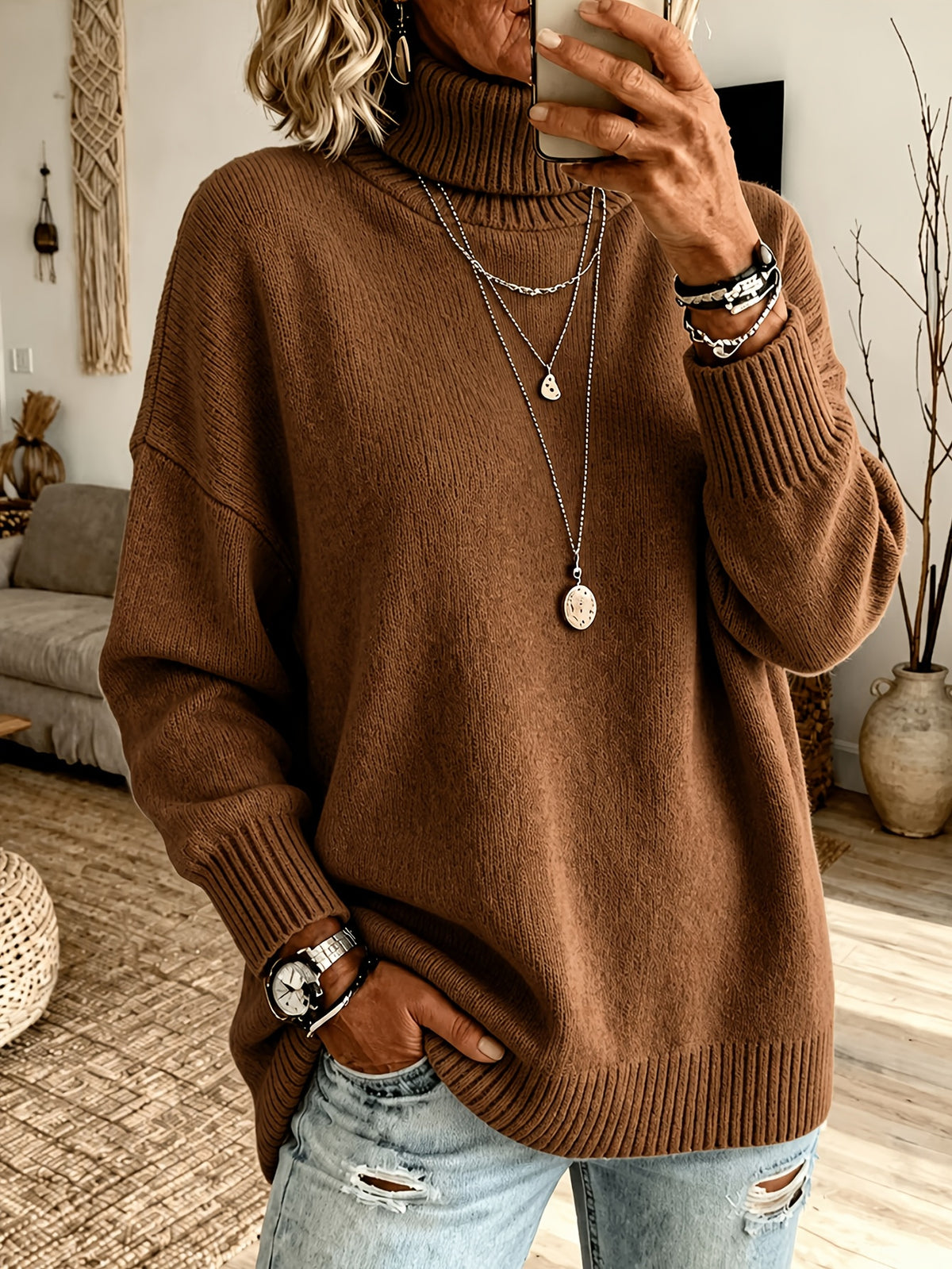 Polyester blouse