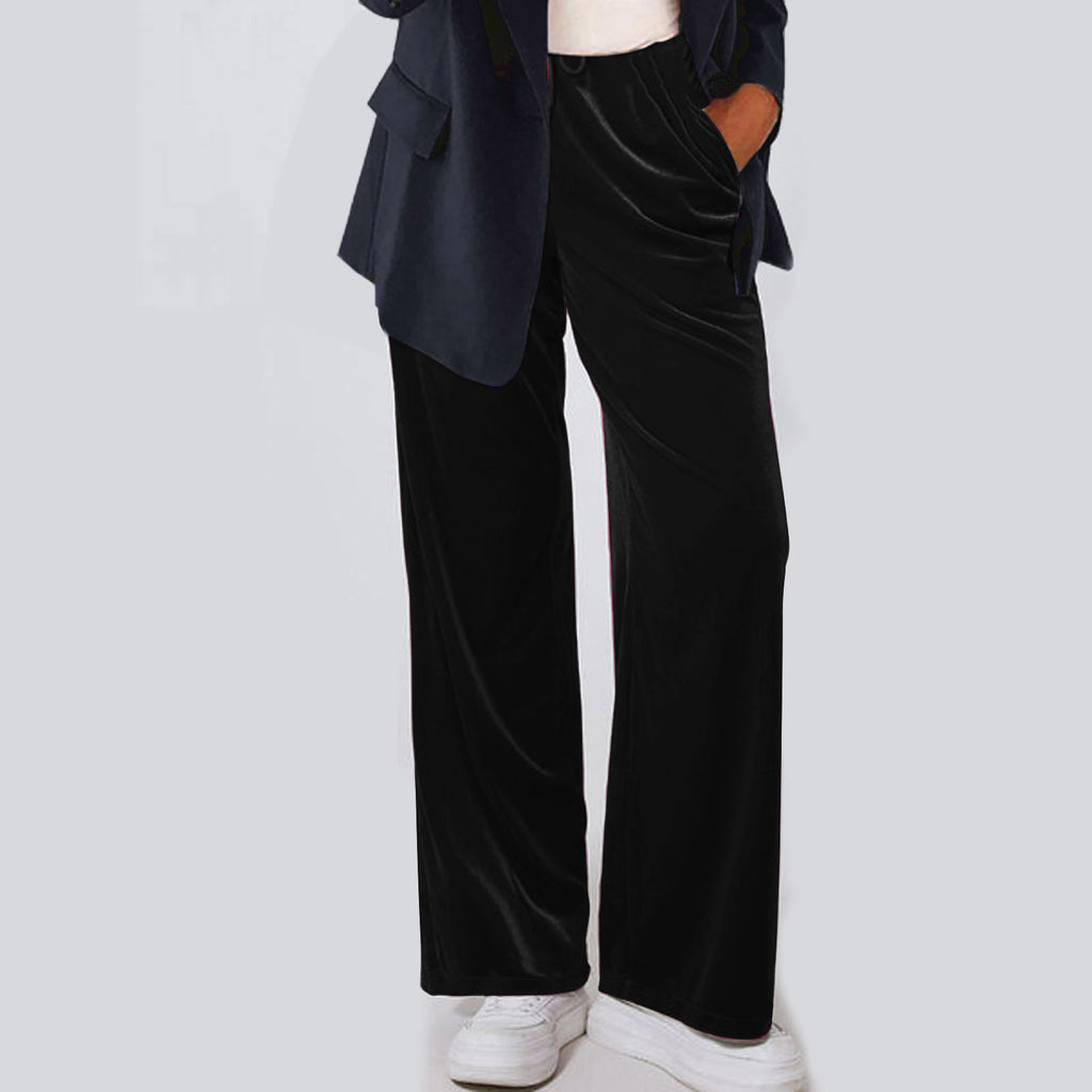 Straight-leg corduroy trousers for autumn