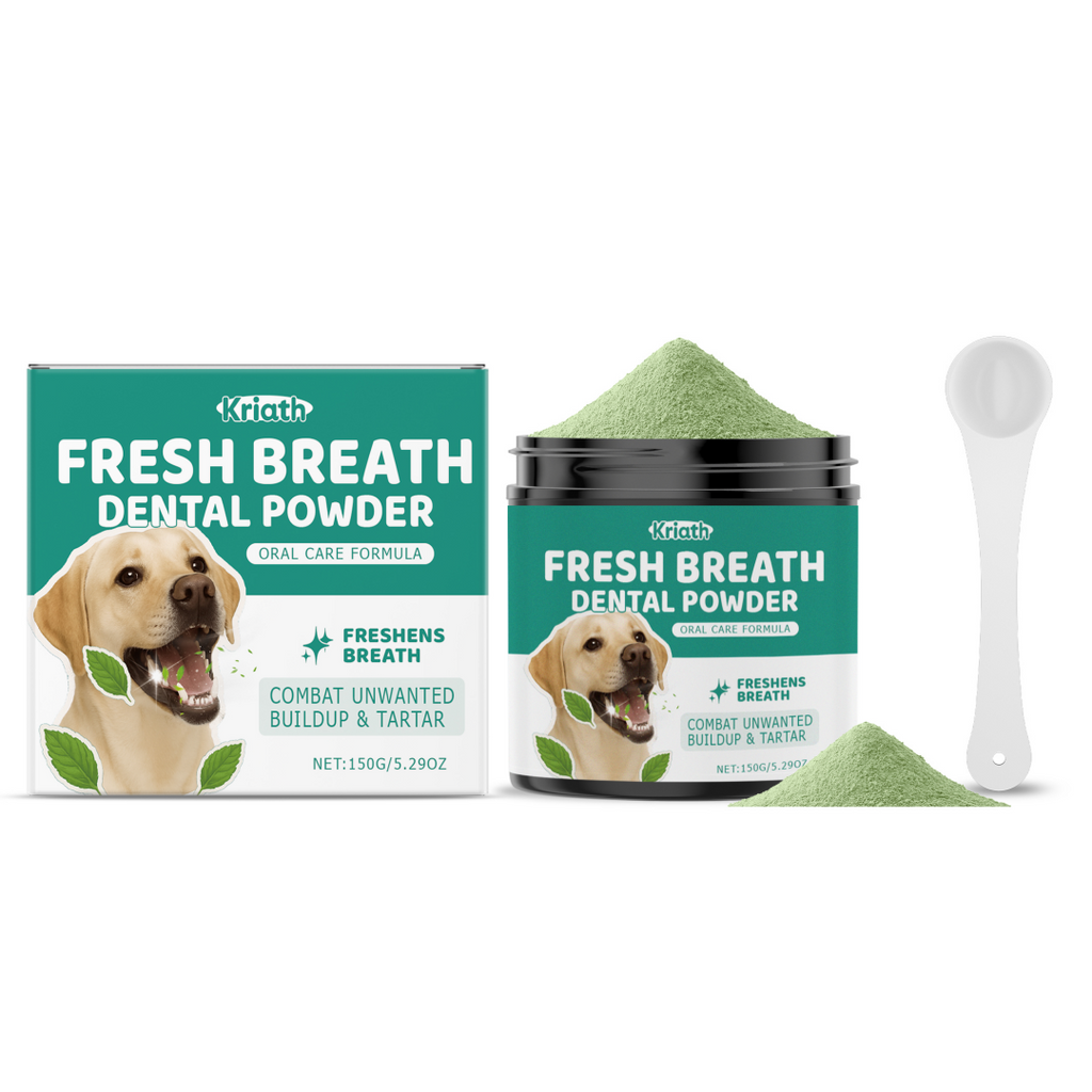 Poudre de nettoyage de dents de chien