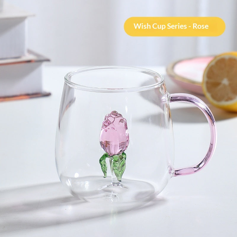 3D Animal Mug, High Borosilicate Coffee Latte and Juice Cup