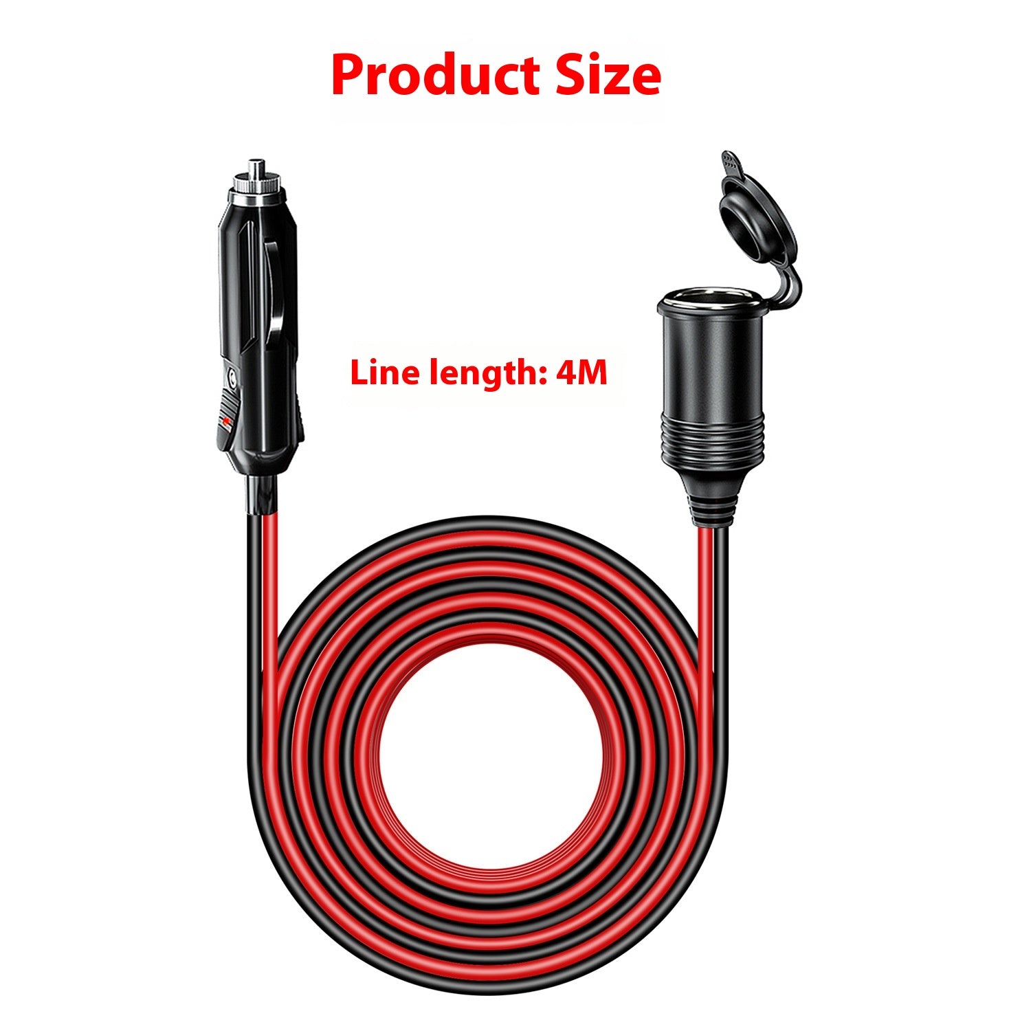 Câble d'extension d'alimentation USB 4 M voiture allume-cigarette USB
