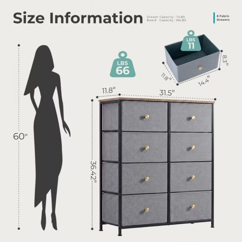 Dressing en tissu pour chambre