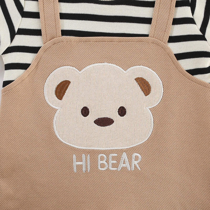 Vêtements de bébé Automne pour les bébés garçons avec des patchs