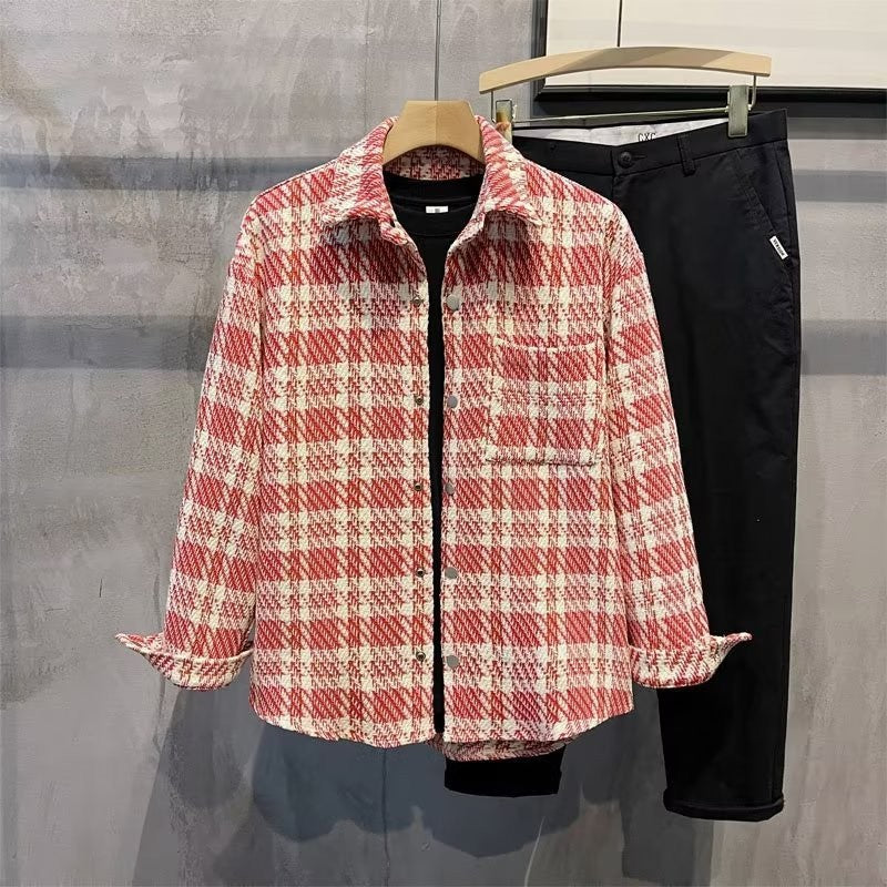 Beau Edgy Lapel Veste pour hommes qui allume la tête sur la rue