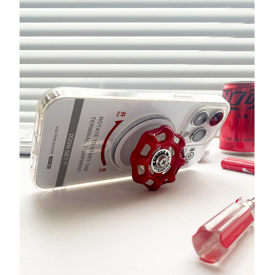 Cas téléphonique créatif et minimalisteAttraction magnétique