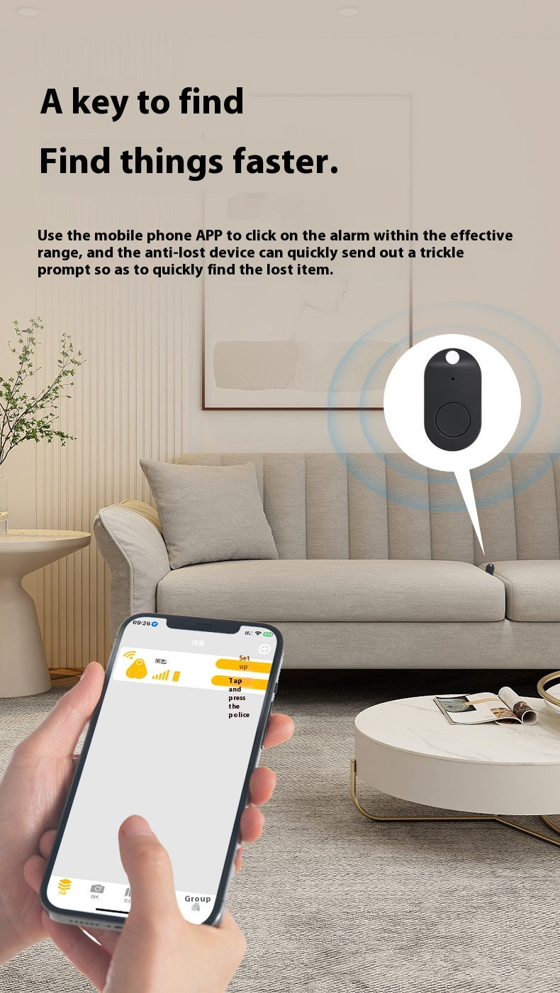 Plastic Droplet Anti Loss Device Intelligent Bluetooth bidirectionnel