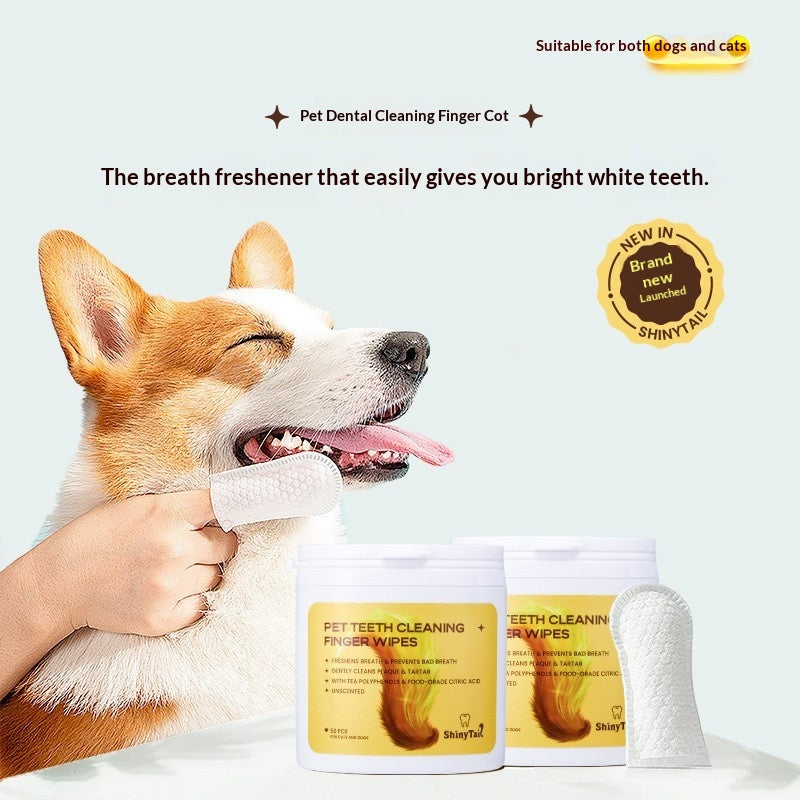 Les housses de doigts de nettoyage oral pour animaux de compagnie sont douces