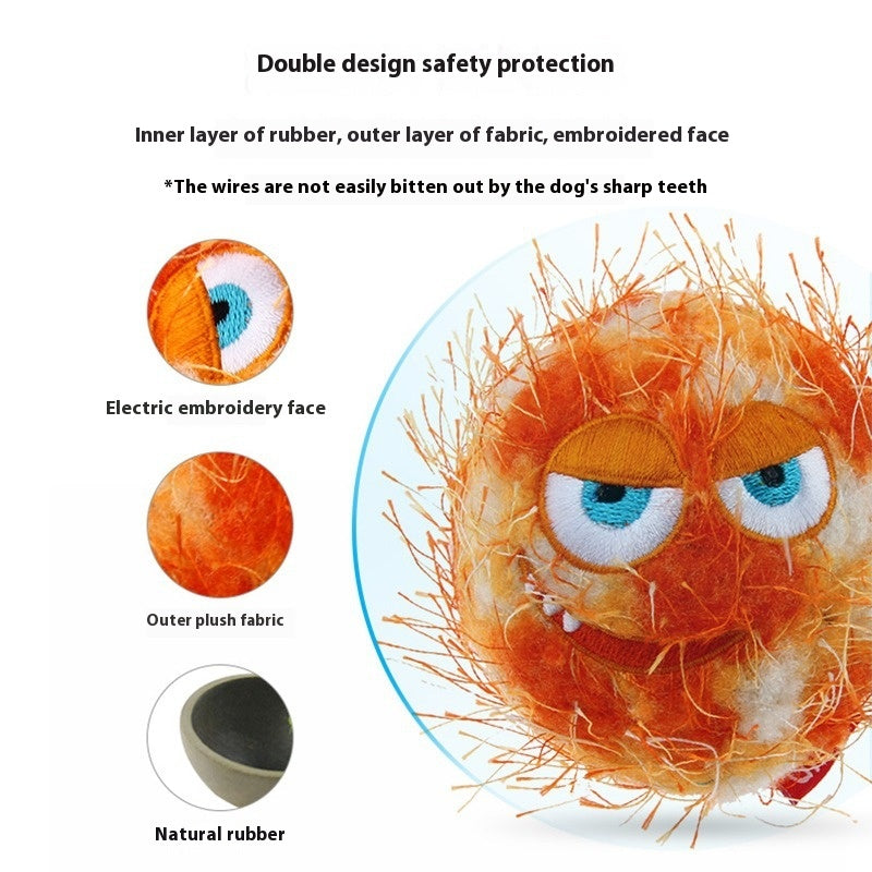 Balle de jouets en peluche pour chien longue durée