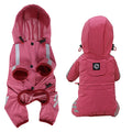 Pâte de pluie pour chien Pack complet Quatre pieds Waterproof Rain Cape Pet Produits