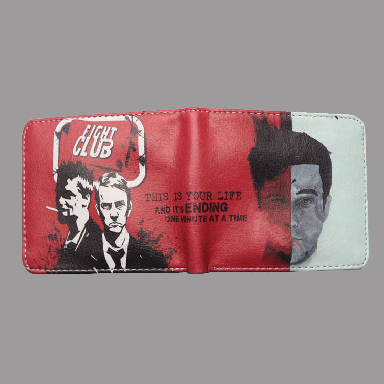 Le film autour des mâchoires du club de combat les fils de l'anarchie. Cool hommes et femmes court Wallet