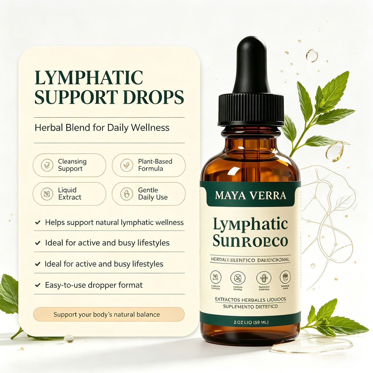 Pertes lymphatiques Supplément alimentaire