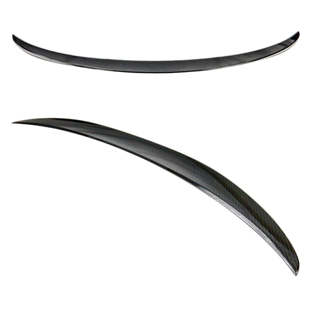 Pour BMW Fits 12-19 BMW F30 Sedan F80 M3 P Style Spoiler de coffre impression fibre de carbone