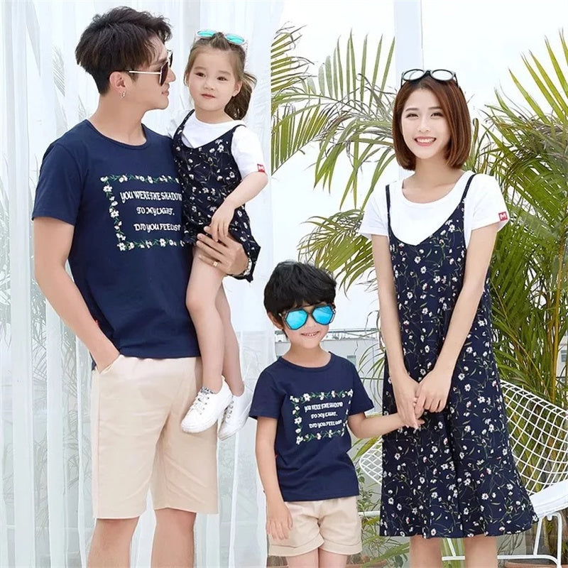 Robe pour homme et femme à manches courtes