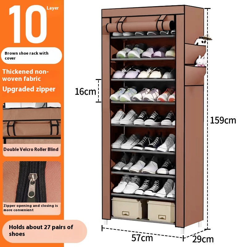 Porte de rangement ménager multicouches étanche aux poussières