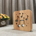 USB chaud couleur 3D bois LED atmosphère lumière