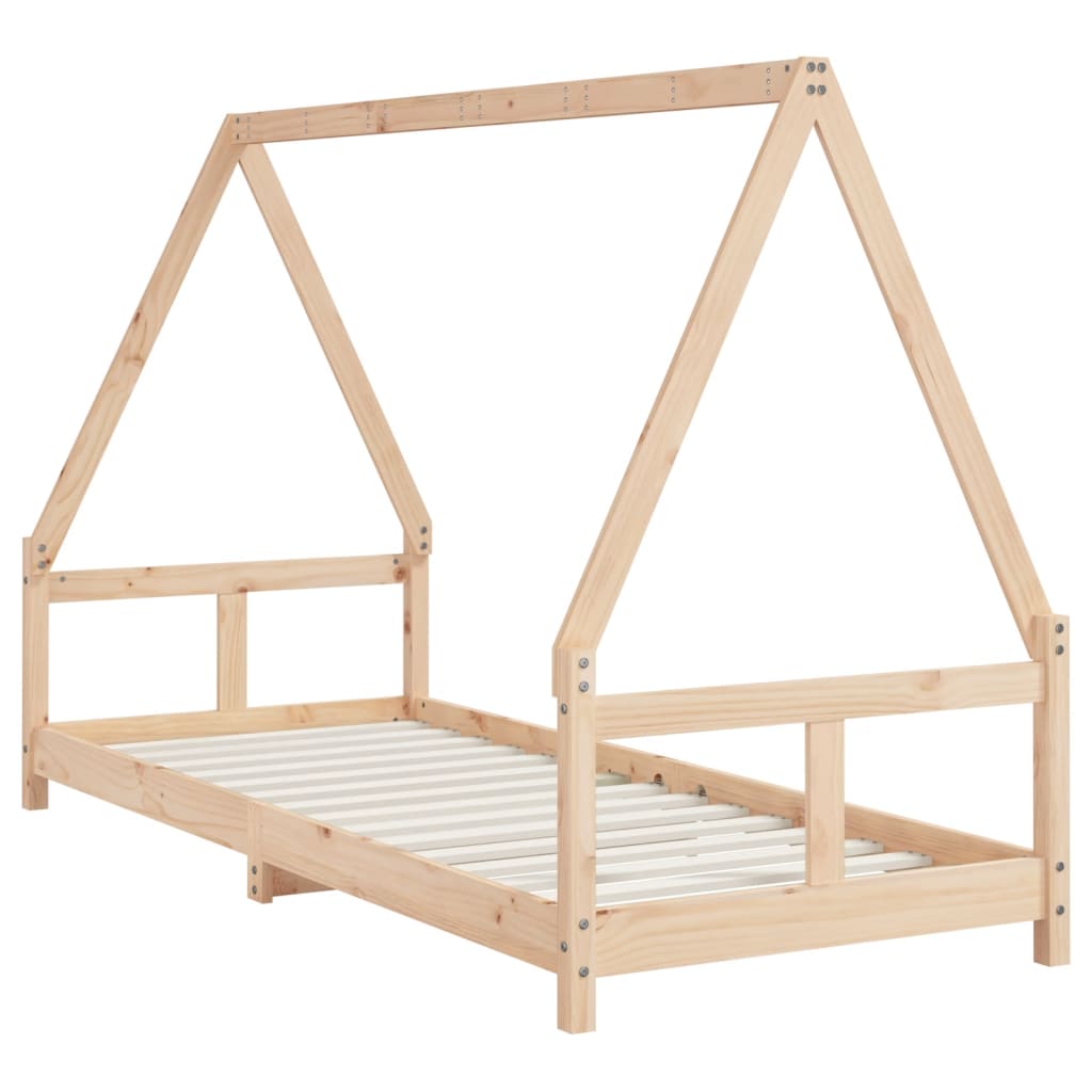 Lit pour enfants Bois de pin massif Lit pour enfants Bois de pin massif