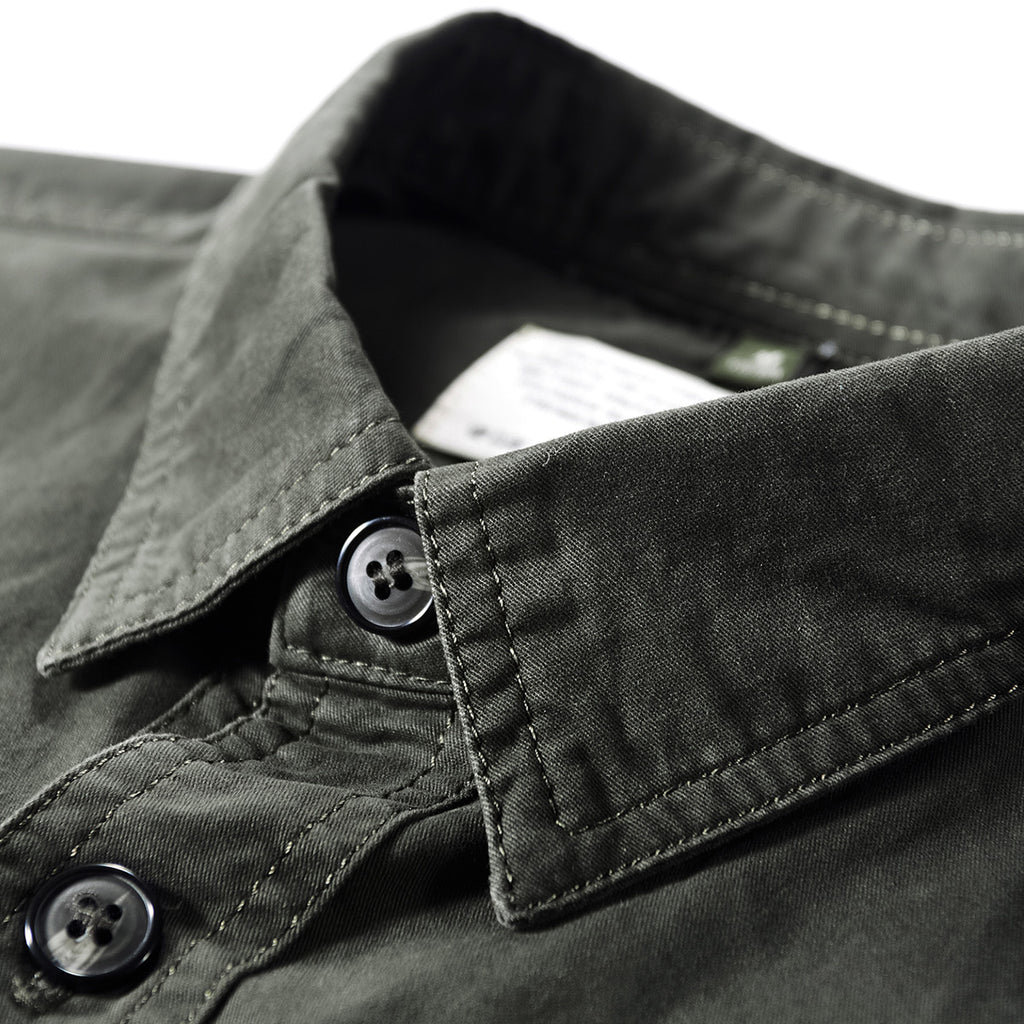 Haut de chemise à manches longues rétro mode homme