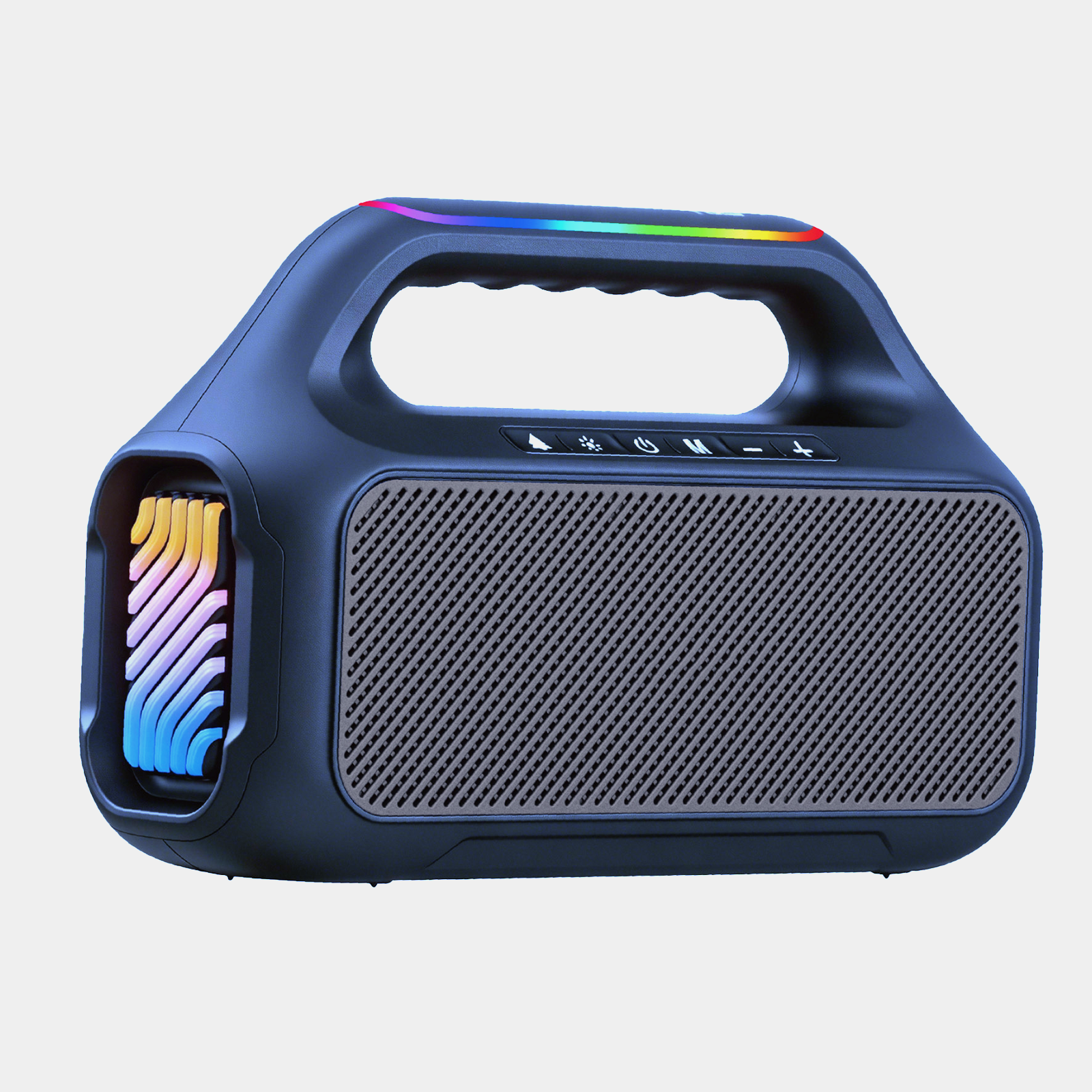 KP-865 Meilleures ventes sans fil Bluetooth haut-parleur poignée portable RVB éclairage son haute Pow