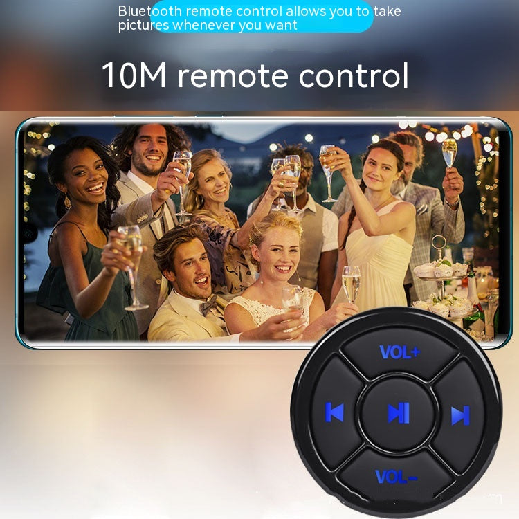 Volant de voiture Bluetooth Contrôleur de téléphone portable à bouton multifonction