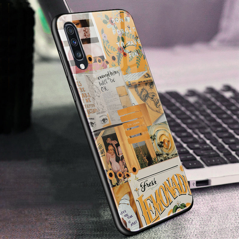 Cas de téléphone mobile d'illustration nostalgique anti-drop
