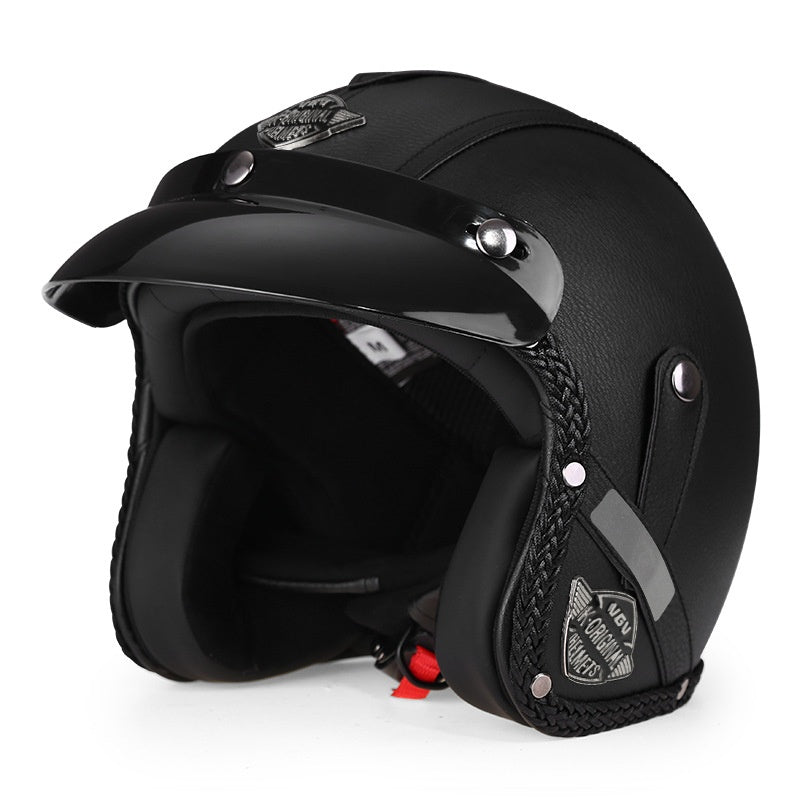 Casque de moto 3C Certifié voiture électrique rétro