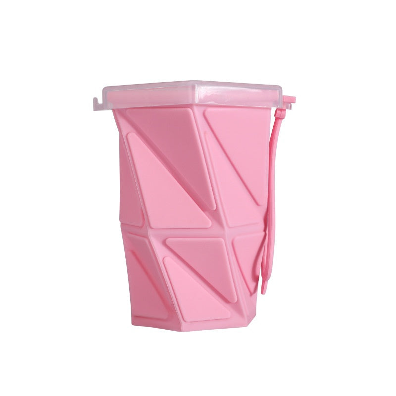 Coupe d'eau pliable en silicone extensible pour les sports de plein air et les voyages
