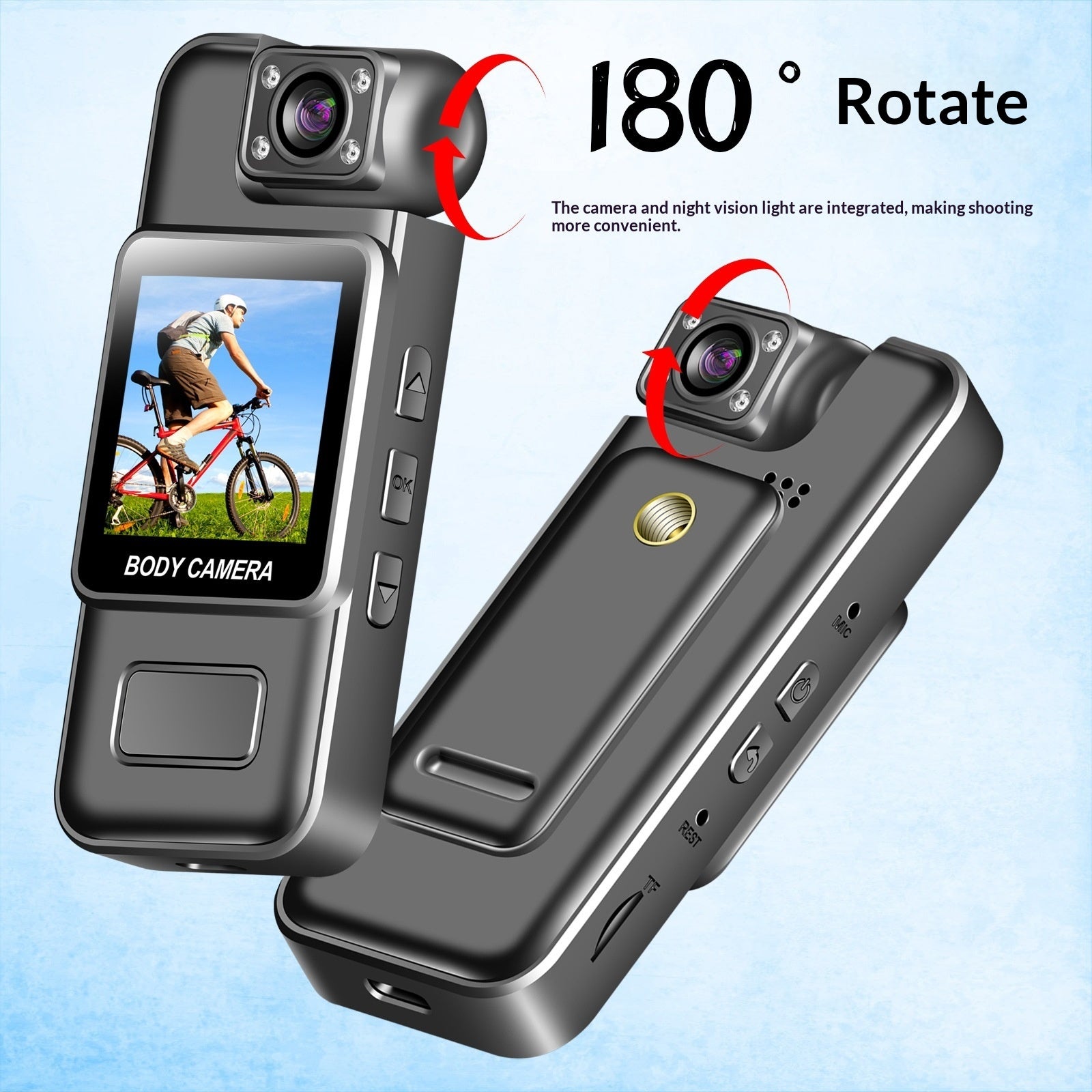 Pocket Mini appareil photo portable de vélo de sport