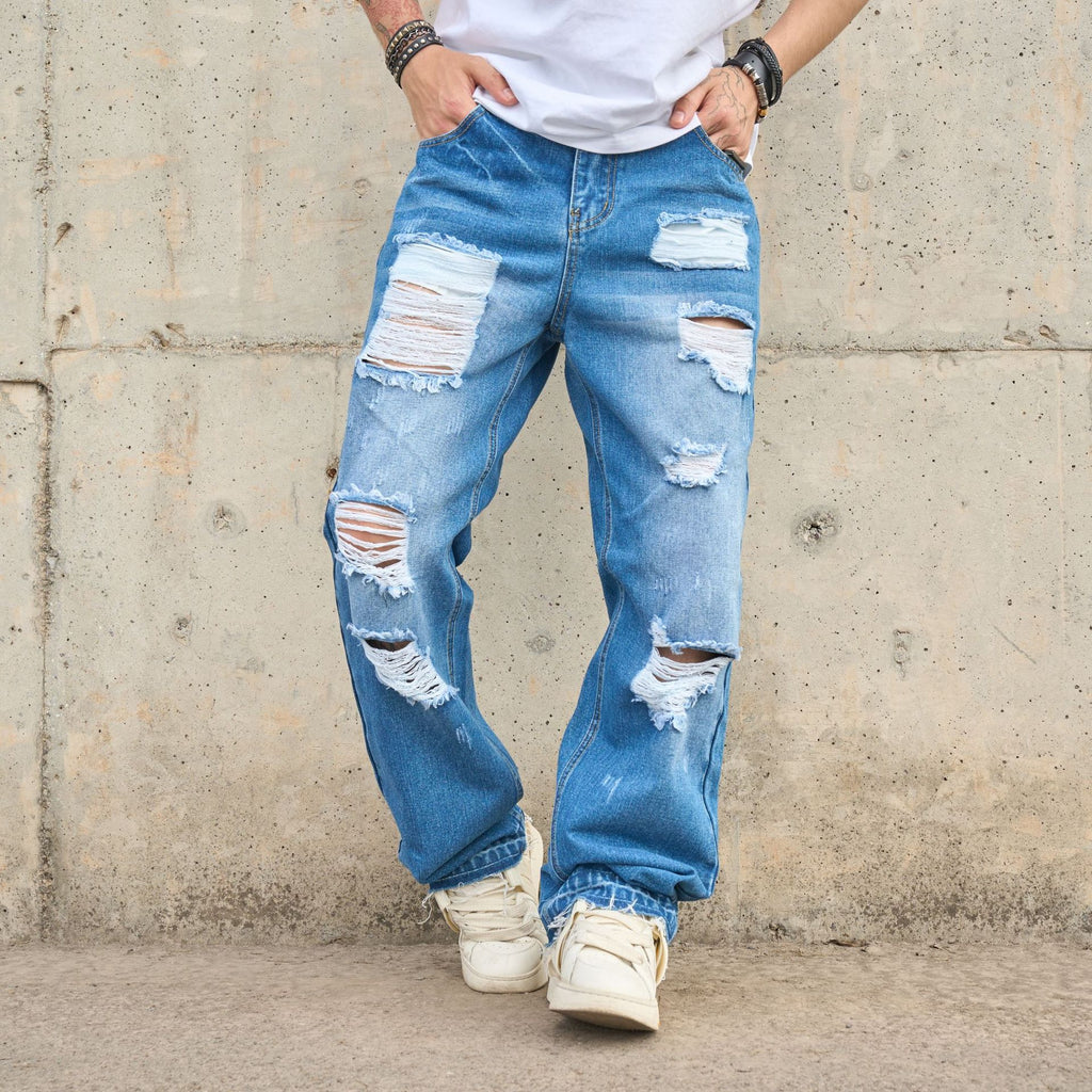 Jeans élégants polyvalents pour hommes occasionnels