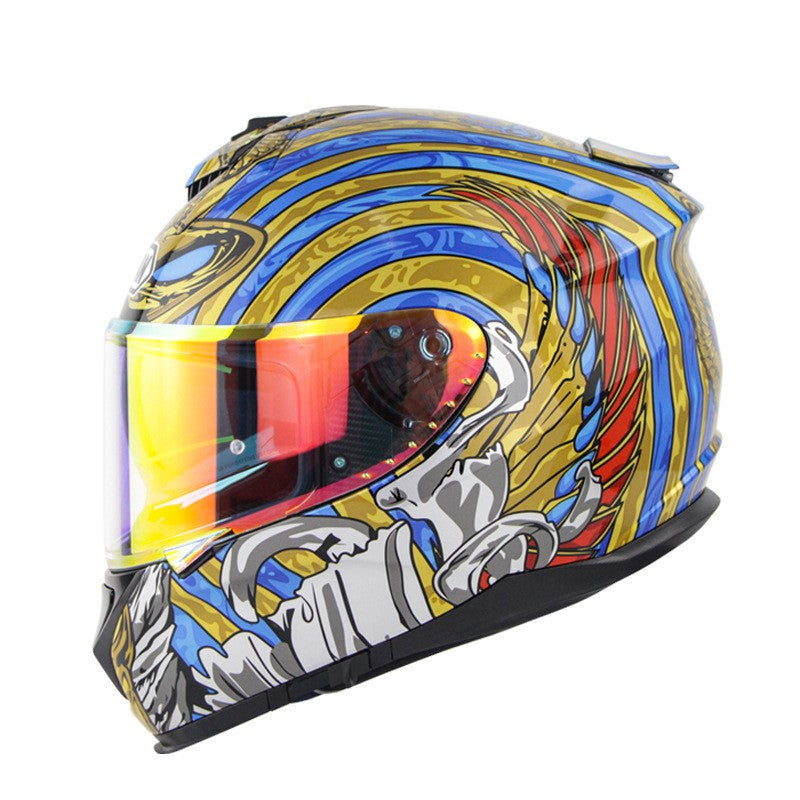 Casque de moto Full Face Riding Double Lens Casque de moto Full Cover