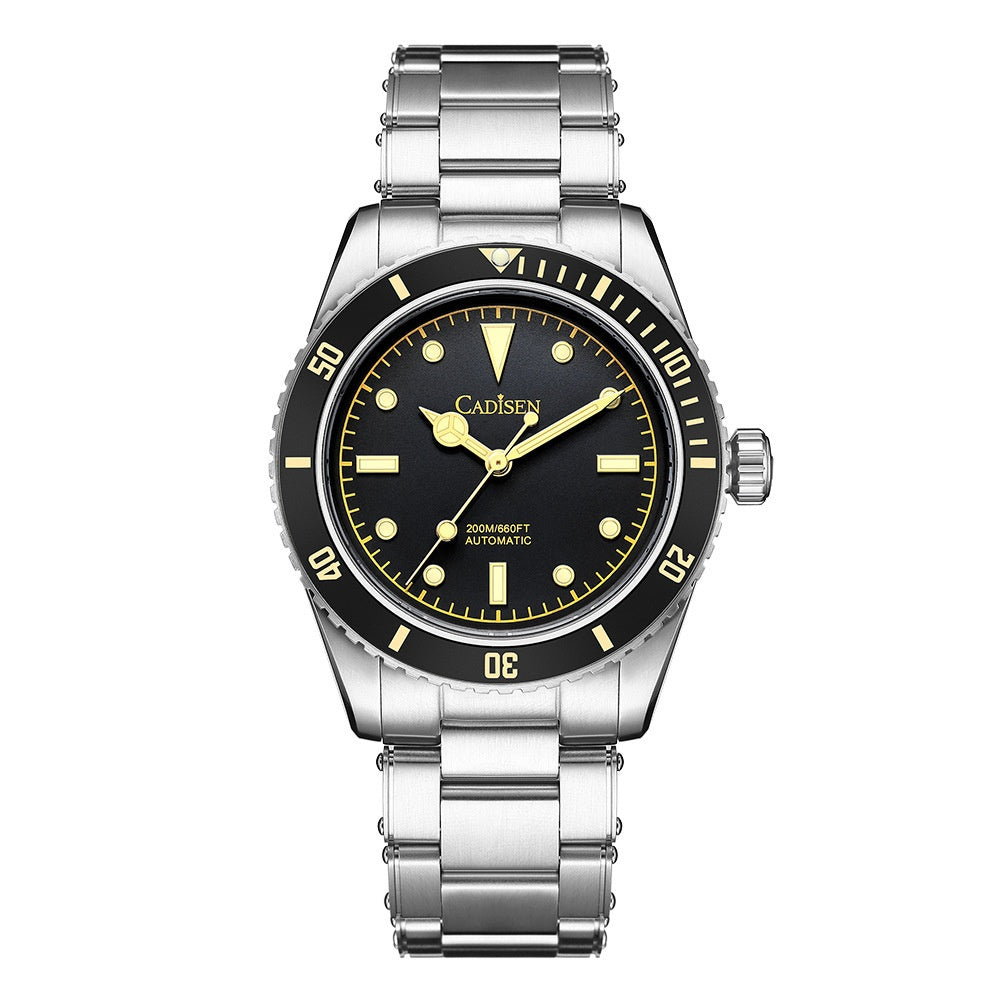 Montre mécanique de mode imperméable pour hommes