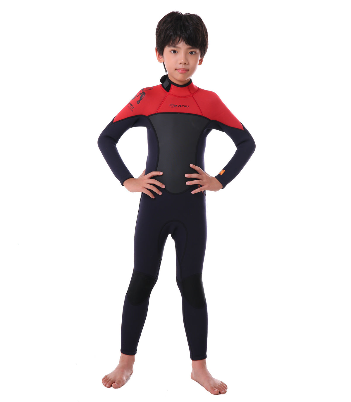 Maillot de bain chaud pour enfants Garçons et filles Un seul vêtement épais