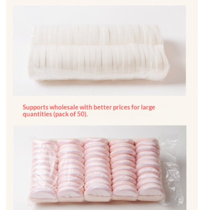 Makeup Artist's Setting Poudre Puff Coton Forme circulaire