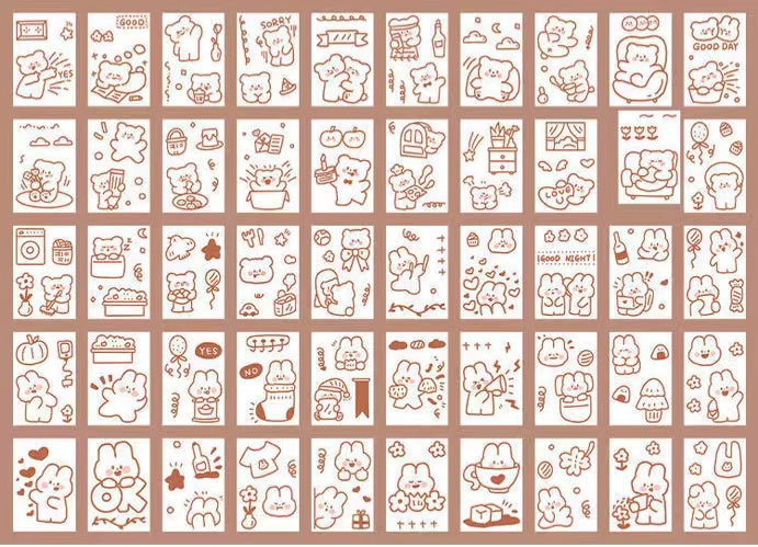 Stickers Ce Compte Matériel Stickers Décoratifs 50 Feuilles