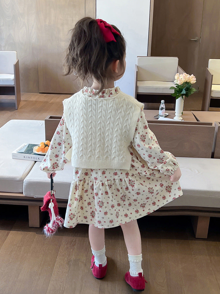 Robe et Veste en deux pièces pour filles